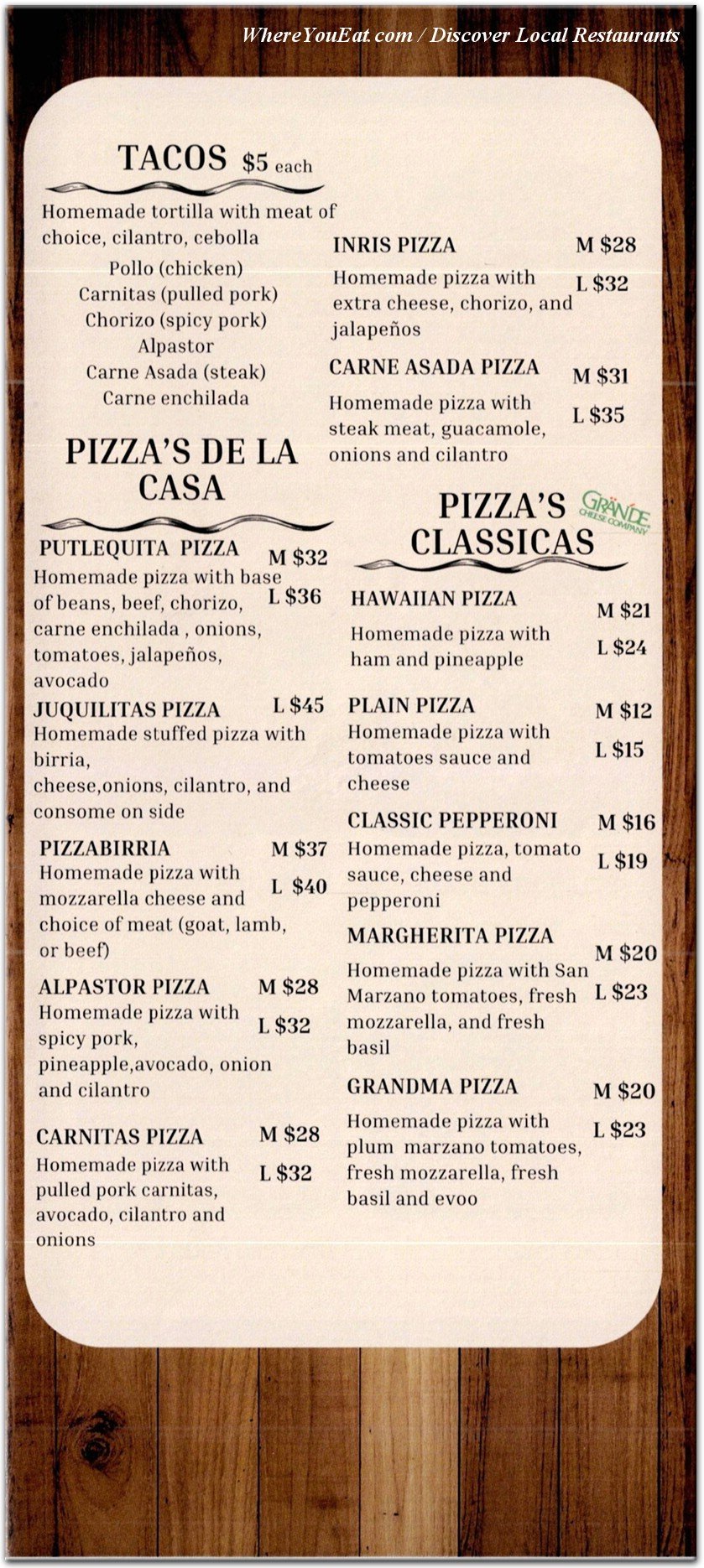 Our Foods